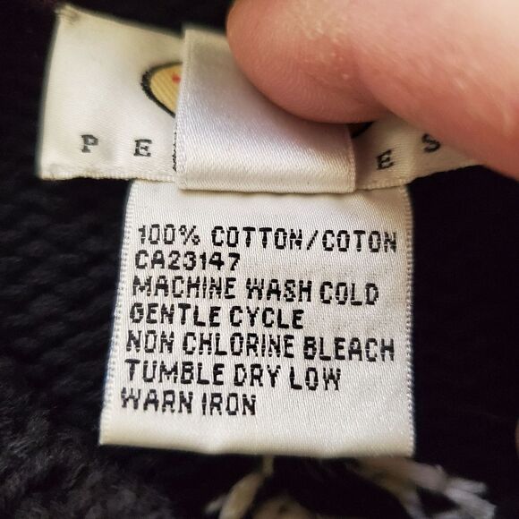 🌹 TALBOTS 🌹 Chunky Knit Mock Neck Chevron Black/White Sweater - [Petite Small] - Picture 9 of 9